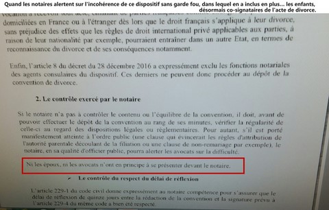 Circulaire qui mentionne les droits du notaire